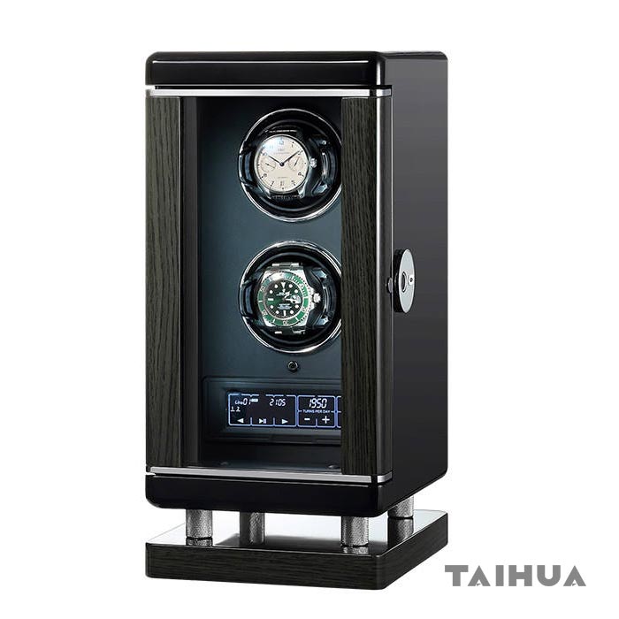 Luxury Wood Watch Winder for Two Watches
