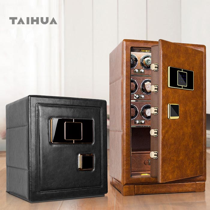Luxury Watch Winder Anti-theft Safe Box with Fingerprint Recognition,TPD 5 Mode Control