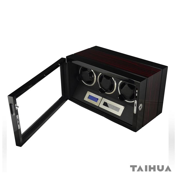 Luxury Wooden Automatic 3 Slot Watch Winder